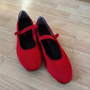 Rothy’s cherry red Mary Jane, size 9